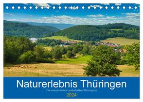 Naturerlebnis Thüringen (Tischkalender 2024 DIN A5 quer), CALVENDO Monatskalender von Voigt,  Tanja