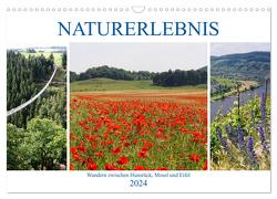 Naturerlebnis – Wandern zwischen Hunsrück, Mosel und Eifel (Wandkalender 2024 DIN A3 quer), CALVENDO Monatskalender von Frost,  Anja