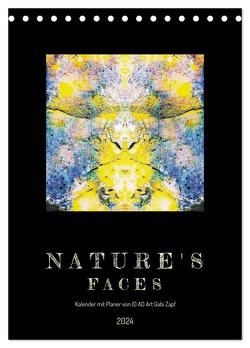 Nature’s Faces (Tischkalender 2024 DIN A5 hoch), CALVENDO Monatskalender von Zapf,  Gabi