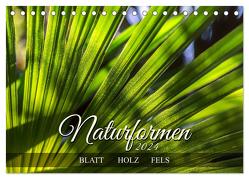 Naturformen, Blatt, Holz, Fels (Tischkalender 2024 DIN A5 quer), CALVENDO Monatskalender von Braun,  Werner