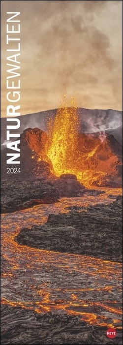 Naturgewalten Vertical Kalender 2024