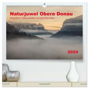 Naturjuwel Obere Donau (hochwertiger Premium Wandkalender 2024 DIN A2 quer), Kunstdruck in Hochglanz von Döler,  Hans-Peter