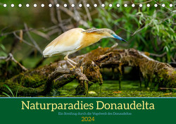 Naturparadies Donaudelta (Tischkalender 2024 DIN A5 quer), CALVENDO Monatskalender von Brack,  Roland