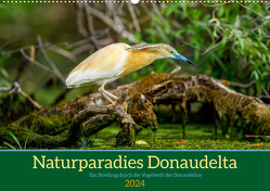 Naturparadies Donaudelta (Wandkalender 2024 DIN A2 quer), CALVENDO Monatskalender von Brack,  Roland