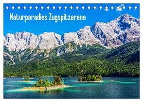 Naturparadies Zugspitzarena (Tischkalender 2024 DIN A5 quer), CALVENDO Monatskalender von Ferrari,  Sascha