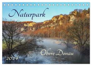 Naturpark Obere Donau (Tischkalender 2024 DIN A5 quer), CALVENDO Monatskalender von Christine Horn,  BlattArt