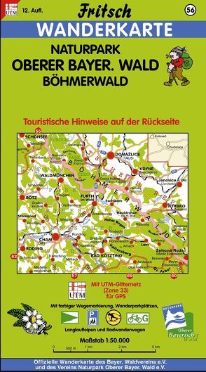 Naturpark Oberer Bayerischer Wald von Fritsch Landkartenverlag