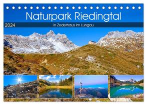 Naturpark Riedingtal (Tischkalender 2024 DIN A5 quer), CALVENDO Monatskalender von Kramer,  Christa