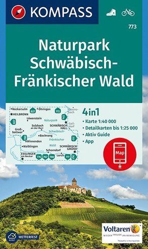 KOMPASS Wanderkarte Naturpark Schwäbisch-Fränkischer Wald von KOMPASS-Karten GmbH