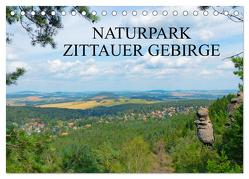 Naturpark Zittauer Gebirge (Tischkalender 2024 DIN A5 quer), CALVENDO Monatskalender von Renate,  Fotografin