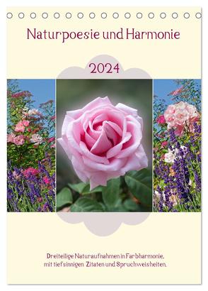 Naturpoesie und Harmonie 2024 (Tischkalender 2024 DIN A5 hoch), CALVENDO Monatskalender von SusaZoom,  SusaZoom