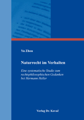 Naturrecht im Verhalten von Zhou,  Yu