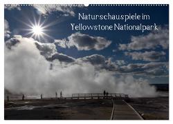 Naturschauspiele im Yellowstone Nationalpark (Wandkalender 2024 DIN A2 quer), CALVENDO Monatskalender von Friederich,  Rudolf