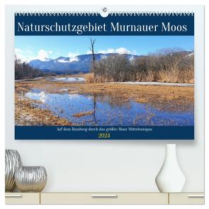 Naturschutzgebiet Murnauer Moos – Auf dem Rundweg durch das größte Moor Mitteleuropas (hochwertiger Premium Wandkalender 2024 DIN A2 quer), Kunstdruck in Hochglanz von Schimmack,  Michaela