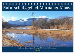 Naturschutzgebiet Murnauer Moos – Auf dem Rundweg durch das größte Moor Mitteleuropas (Tischkalender 2024 DIN A5 quer), CALVENDO Monatskalender von Schimmack,  Michaela