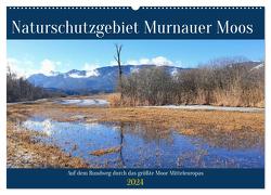 Naturschutzgebiet Murnauer Moos – Auf dem Rundweg durch das größte Moor Mitteleuropas (Wandkalender 2024 DIN A2 quer), CALVENDO Monatskalender von Schimmack,  Michaela