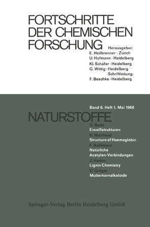 Naturstoffe von Bodo,  G., Bohlmann,  F., Gröger,  D., Harkin,  J., Muirhead,  H.