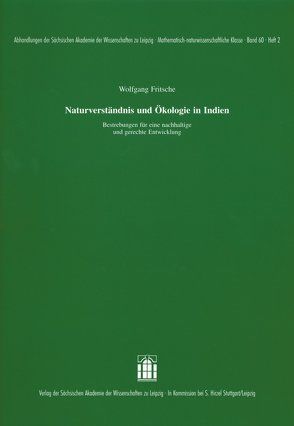 Naturverständnis und Ökologie in Indien von Fritsche,  Wolfgang