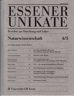 Naturwissenschaft von Beckmann,  Günter, Gethmann,  Carl Friedrich, Guderian,  Robert, Klopries,  Burkhard, Norpoth,  Klaus, Schmid,  Günter, Schmitt,  Dieter, Schriefers,  Herbert, Streffer,  Christian, Zellner,  Reinhard