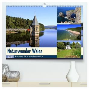 Naturwunder Wales (hochwertiger Premium Wandkalender 2024 DIN A2 quer), Kunstdruck in Hochglanz von Herzog,  Michael