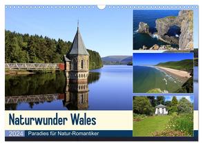 Naturwunder Wales (Wandkalender 2024 DIN A3 quer), CALVENDO Monatskalender von Herzog,  Michael