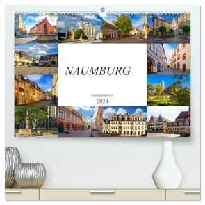 Naumburg Impressionen (hochwertiger Premium Wandkalender 2024 DIN A2 quer), Kunstdruck in Hochglanz von Meutzner,  Dirk