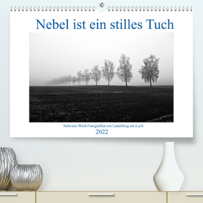 Nebel ist ein stilles Tuch – um Landsberg am Lech (Premium, hochwertiger DIN A2 Wandkalender 2022, Kunstdruck in Hochglanz) von Marten,  Martina