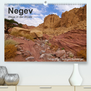 NEGEV Wege in der Wüste (Premium, hochwertiger DIN A2 Wandkalender 2020, Kunstdruck in Hochglanz) von Rechberger,  Gabriele