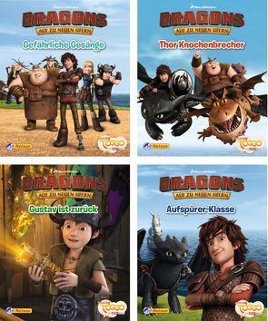 Nelson Mini-Bücher: 4er Dreamworks Dragons 5-8