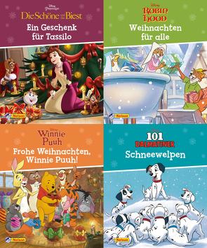 Nelson Mini-Bücher: 4er Disney Weihnachten 1-4