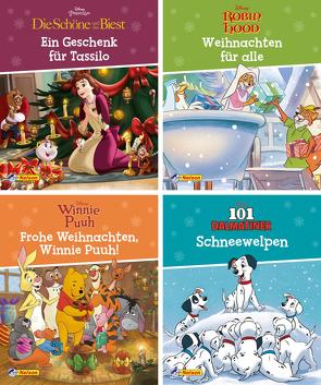 Nelson Mini-Bücher: Disney Weihnachten 1-4