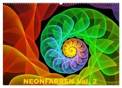 Neonfarben Vol. 2 / CH-Version (Wandkalender 2024 DIN A2 quer), CALVENDO Monatskalender von Art,  gabiw