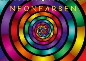 Neonfarben (Wandkalender 2019 DIN A2 quer) von Art,  gabiw