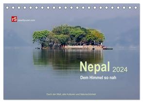 Nepal 2024 – Dem Himmel so nah (Tischkalender 2024 DIN A5 quer), CALVENDO Monatskalender von Bergwitz,  Uwe