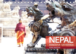 NEPAL Bhaktapur Kathmandu (Tischkalender 2023 DIN A5 quer) von Maertens,  Bernd