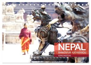 NEPAL Bhaktapur Kathmandu (Tischkalender 2024 DIN A5 quer), CALVENDO Monatskalender von Maertens,  Bernd