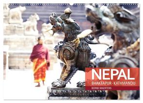 NEPAL Bhaktapur Kathmandu (Wandkalender 2024 DIN A2 quer), CALVENDO Monatskalender von Maertens,  Bernd