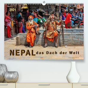 Nepal – das Dach der Welt (Premium, hochwertiger DIN A2 Wandkalender 2021, Kunstdruck in Hochglanz) von Roder,  Peter