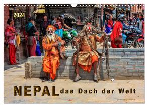 Nepal – das Dach der Welt (Wandkalender 2024 DIN A3 quer), CALVENDO Monatskalender von Roder,  Peter