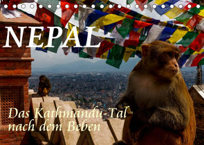 Nepal-Das Kathmandu-Tal nach dem Beben (Tischkalender 2023 DIN A5 quer) von Baumert,  Frank