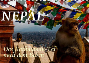 Nepal-Das Kathmandu-Tal nach dem Beben (Wandkalender 2023 DIN A2 quer) von Baumert,  Frank