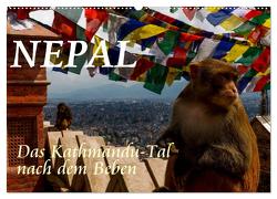 Nepal-Das Kathmandu-Tal nach dem Beben (Wandkalender 2024 DIN A2 quer), CALVENDO Monatskalender von Baumert,  Frank