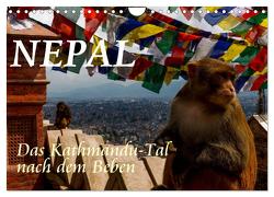 Nepal-Das Kathmandu-Tal nach dem Beben (Wandkalender 2024 DIN A4 quer), CALVENDO Monatskalender von Baumert,  Frank