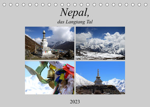Nepal, das Langtang Tal (Tischkalender 2023 DIN A5 quer) von Albicker,  Gerhard