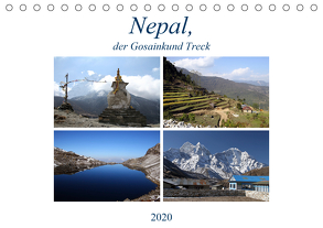 Nepal, der Gosainkund Treck (Tischkalender 2020 DIN A5 quer) von Albicker,  Gerhard