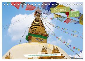 Nepal Eine Reise durch ein faszinierendes Land (Tischkalender 2024 DIN A5 quer), CALVENDO Monatskalender von Graupner,  Denise
