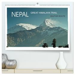 NEPAL GREAT HIMALAYA TRAIL – KULTUR ROUTE (hochwertiger Premium Wandkalender 2024 DIN A2 quer), Kunstdruck in Hochglanz von Wurm,  Achim