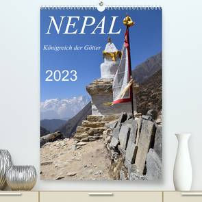 Nepal- Königreich der Götter (Premium, hochwertiger DIN A2 Wandkalender 2023, Kunstdruck in Hochglanz) von Weigelt,  Holger