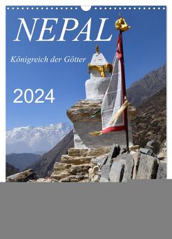 Nepal- Königreich der Götter (Wandkalender 2024 DIN A3 hoch), CALVENDO Monatskalender von Weigelt,  Holger