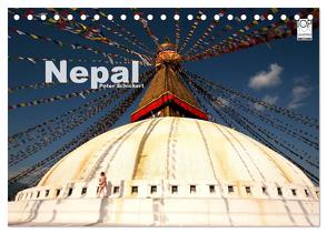 Nepal (Tischkalender 2024 DIN A5 quer), CALVENDO Monatskalender von Schickert,  Peter